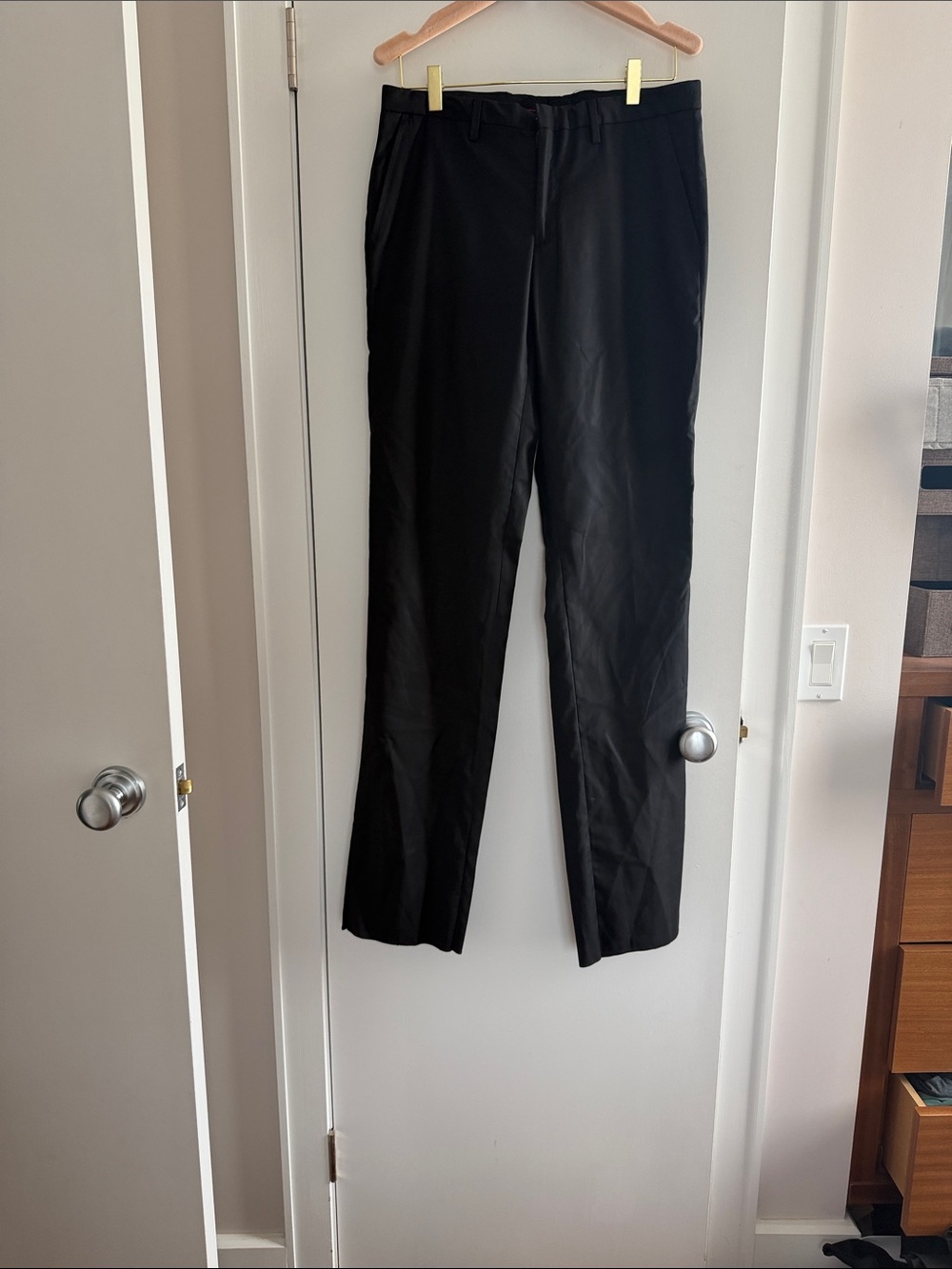 Gazzarrini Black Men's Dress Pants - Straight Leg size 46
